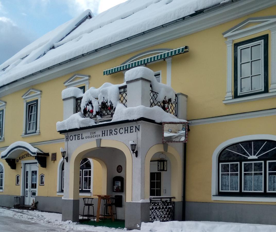 Hotel Zum Goldenen Hirschen Göstling an der Ybbs Dış mekan fotoğraf